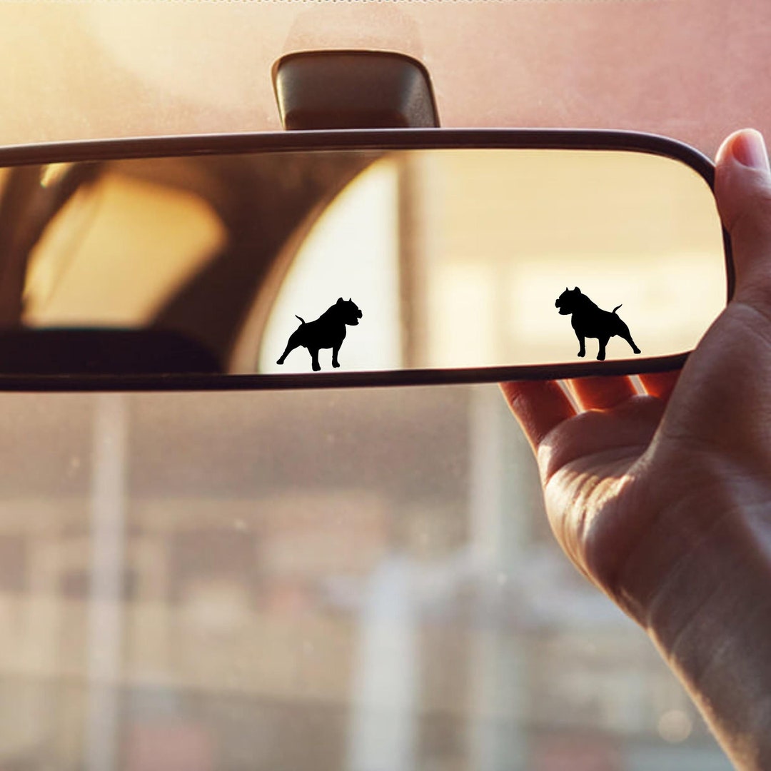 2x American Bully Rear View Mirror Sticker Decal Easter Egg Decal ...