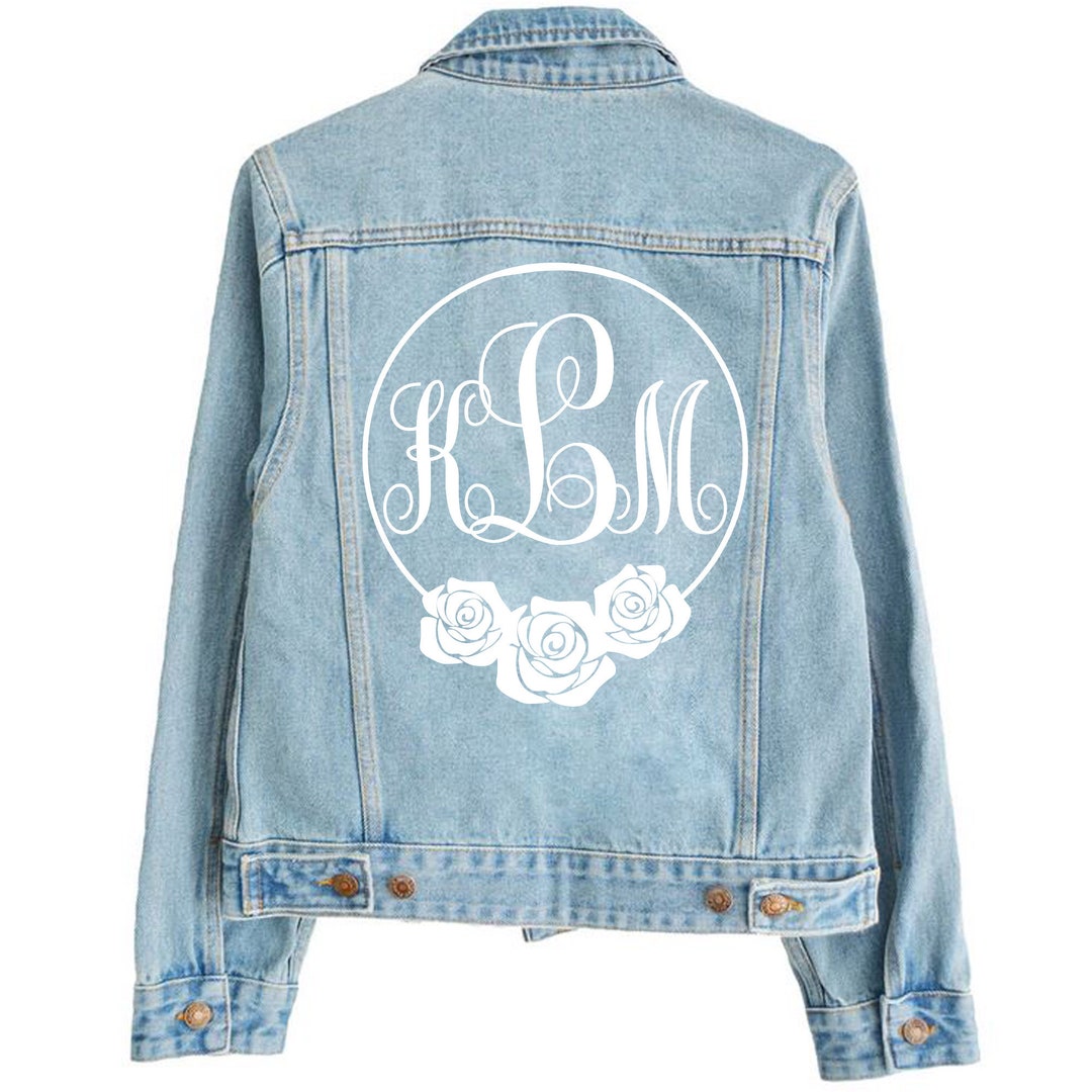 Wedding Denim Jacket Iron on Transfer DIY Wedding Jean Jacket, Custom