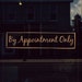By Appointment Only Sign, Salon Appointment Sign, Visitor Sign, Guest ...