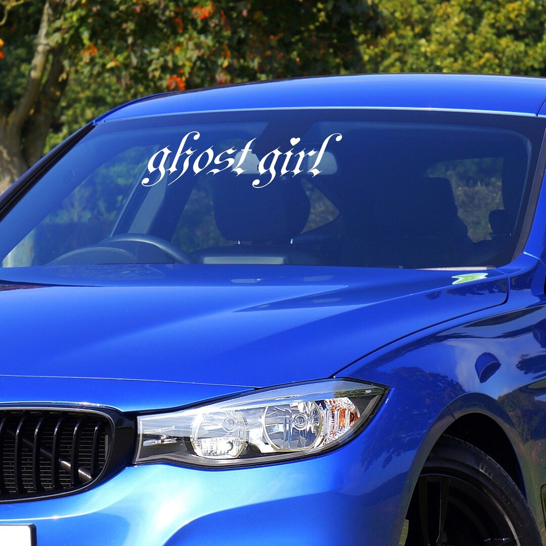 Ghost Girl Car Windshield Decal Bumper Sticker Cool Jdm Etsy