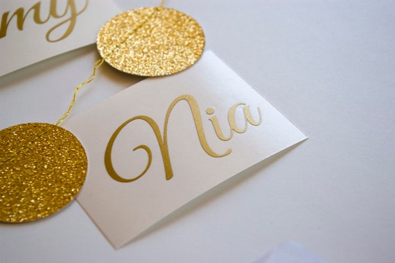 Gold Glitter Round Envelope Seals - 24 Count