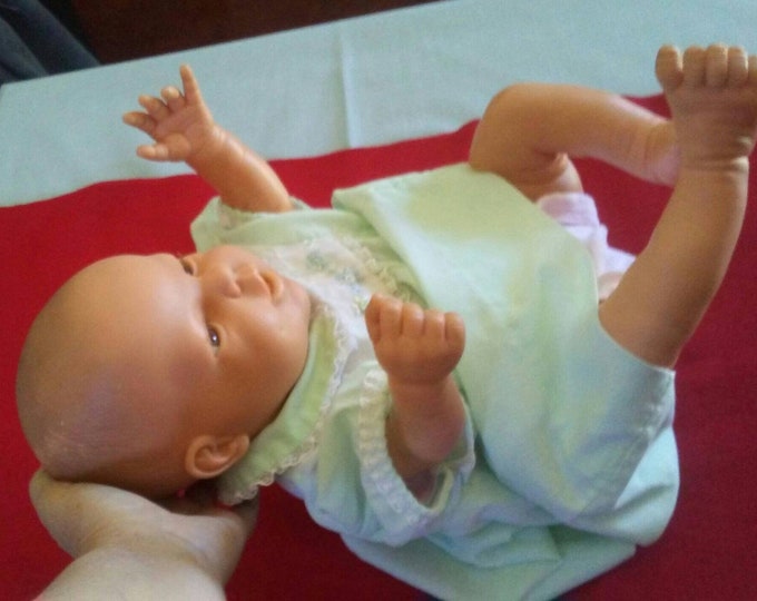 Life Size Vintage Berjusa Doll 1987. Comes With Set of Vintage