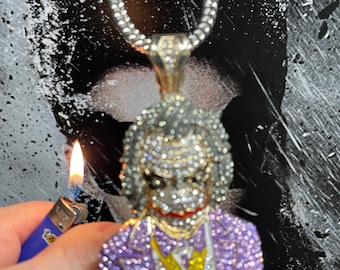 JOKER XL Pendant Bling ICED Out w36” chain
