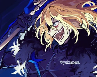 Dimitri Fire Emblem Print [7x5 Postcard or 11x17 Poster]