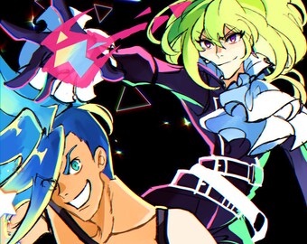 Promare Print [7x5 Postcard or 11x17 Poster]