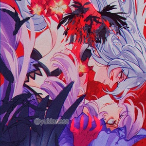 honkai star rail acheron/black swan print