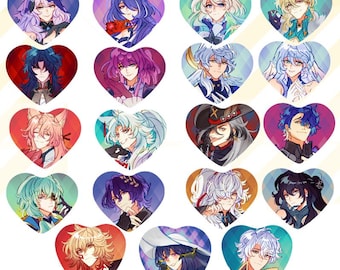 Honkai Star Rail Heart Buttons