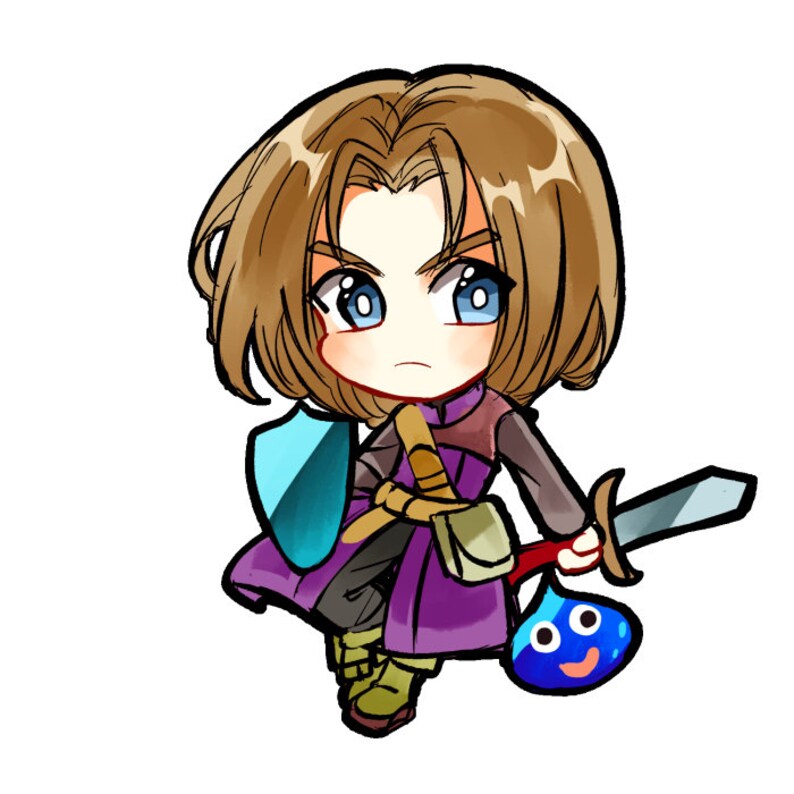 Dragon Quest XI Luminary/Hero Charm PREORDER Etsy
