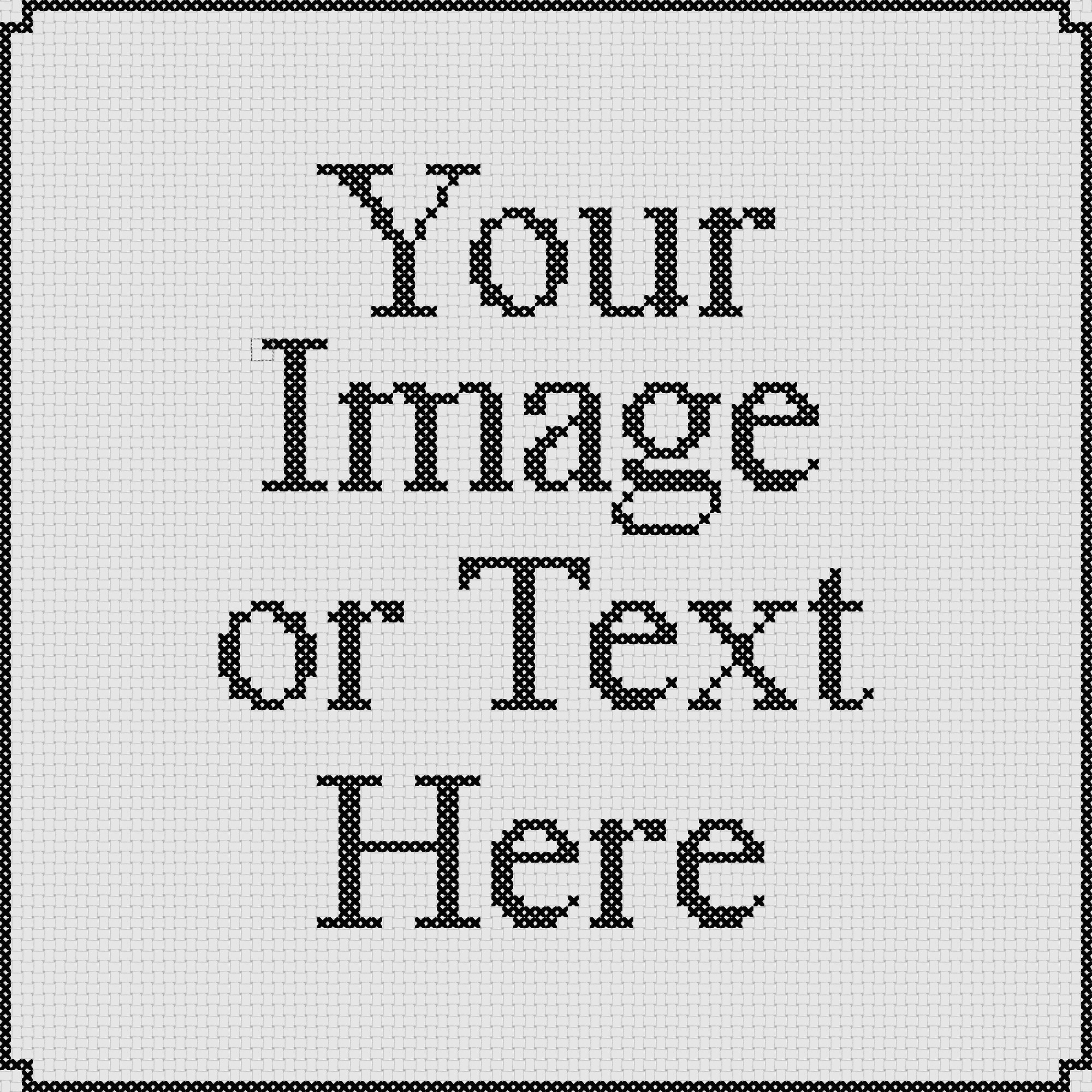 Custom Order Cross Stitch Pattern Design Your Own Counted Crossstitch