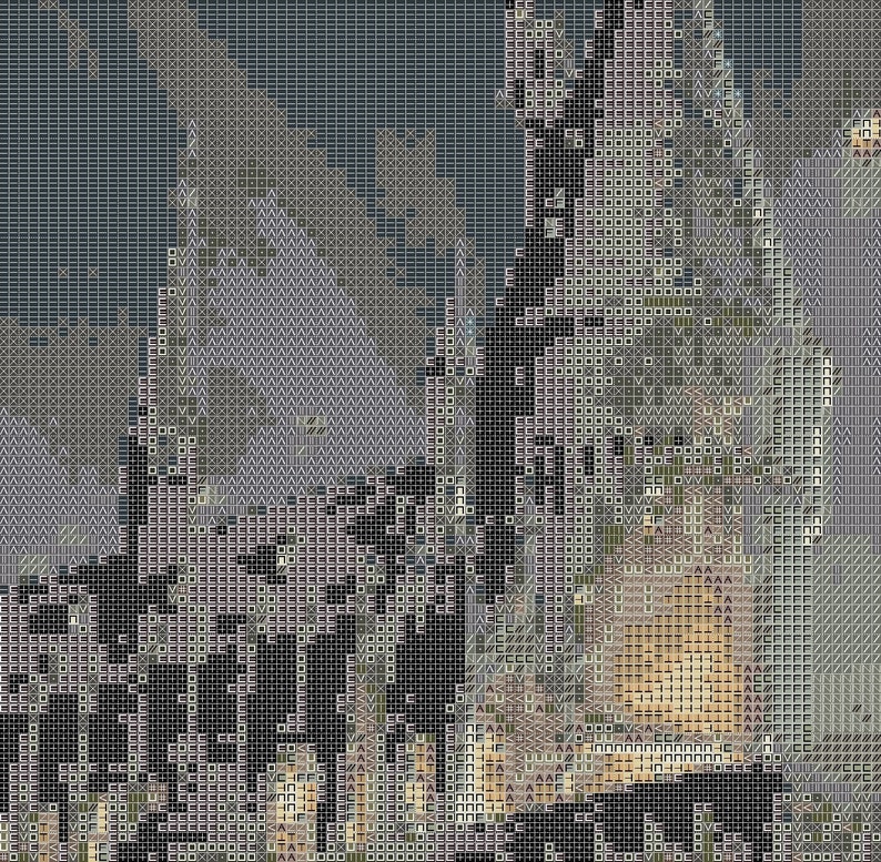 Hogwarts Castle Inspired Counted Cross Stitch Pattern Harry | Etsy