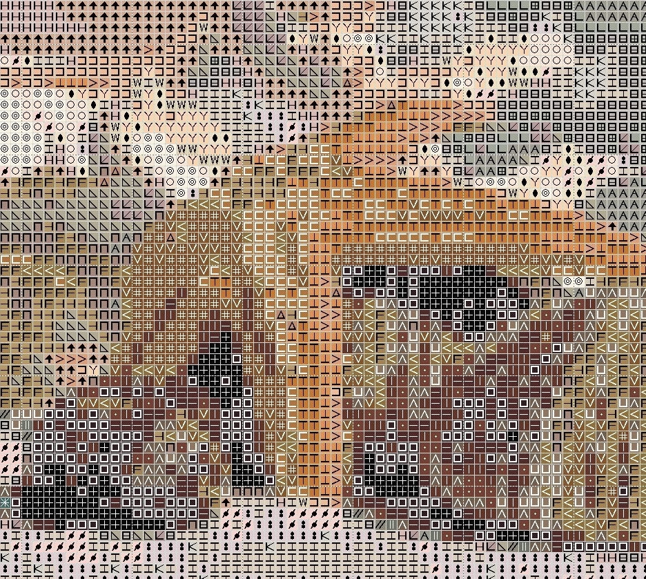 Shells on the Beach Counted Cross Stitch Pattern - Seashells Cross ...