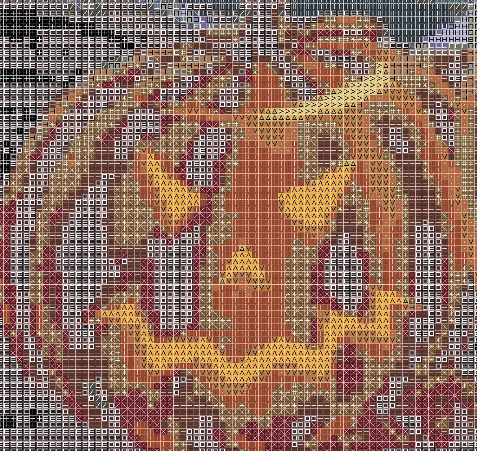 Halloween Jack O Lanterns Counted Cross Stitch Pattern - Etsy