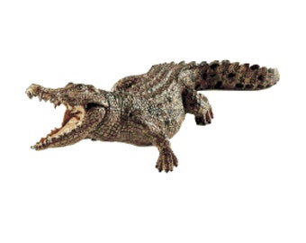 Crocodile Cross Stitch Pattern - Alligator Counted Cross-Stitch Pattern - Reptile Pixel Art (PDF Download Pattern)