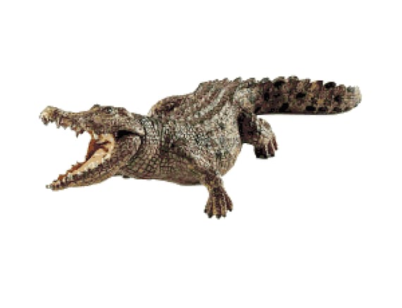 Crocodile Cross Stitch Pattern Alligator Counted Etsy Crocodile Cross Stitch Pattern Alligator Counted Etsy
