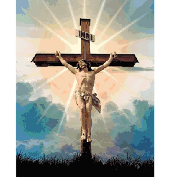 Christian Pixel Art - Etsy