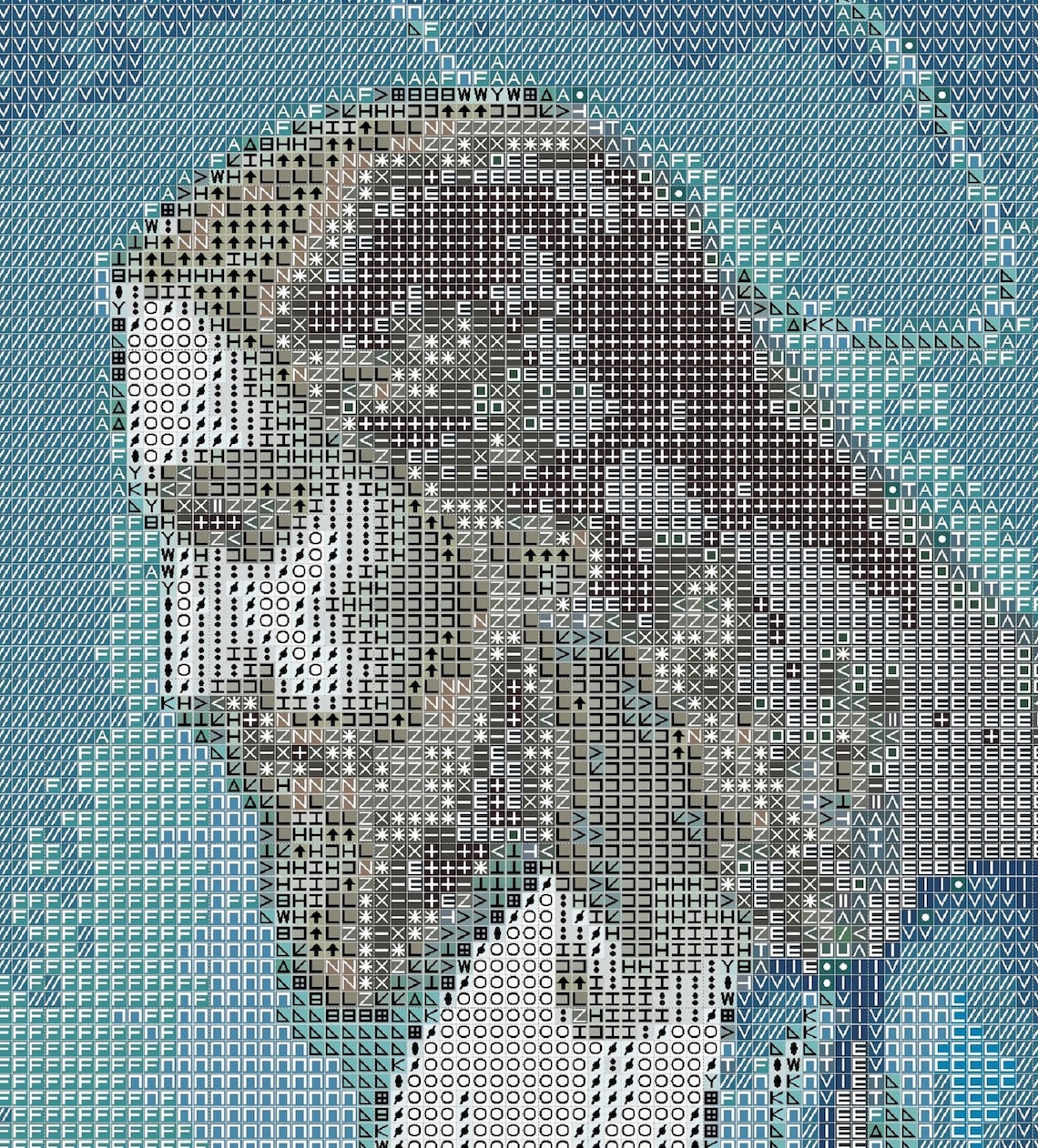 Jesus Praying Cross Stitch Pattern Jesus Christ Religious Counted Cross