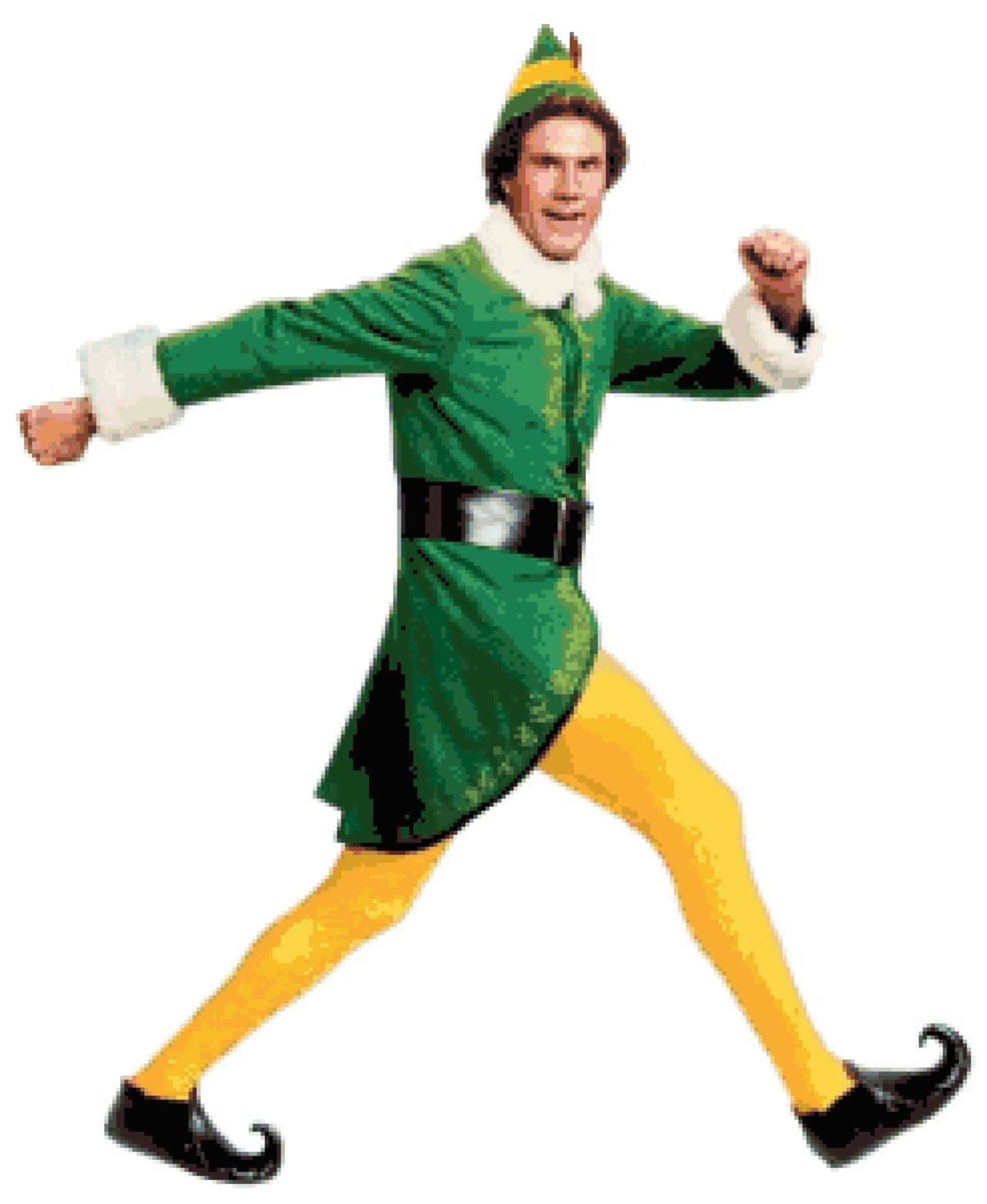 Buddy the Elf Counted Cross Stitch Pattern Elf the Christmas Etsy