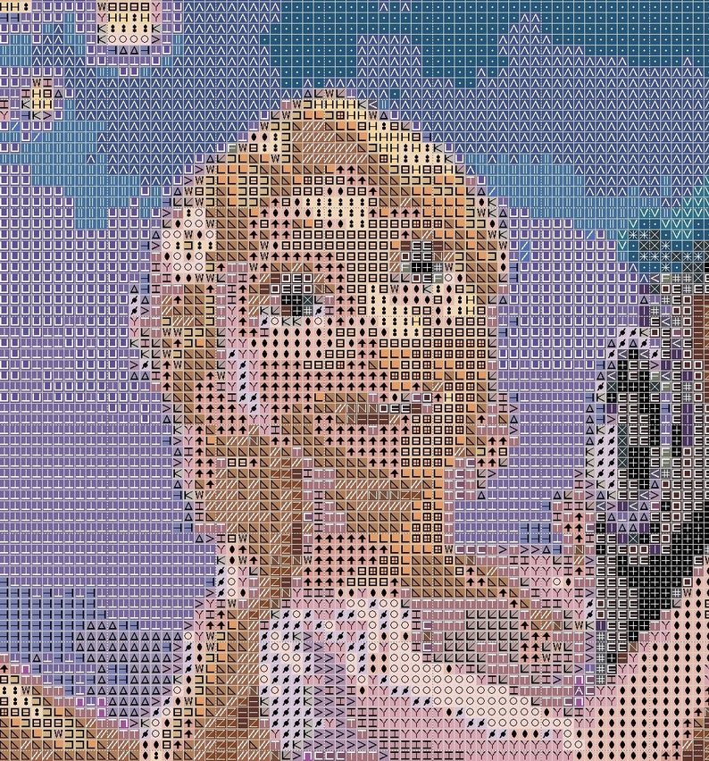 Rapunzel Tangled Counted Cross Stitch Pattern Disney Etsy