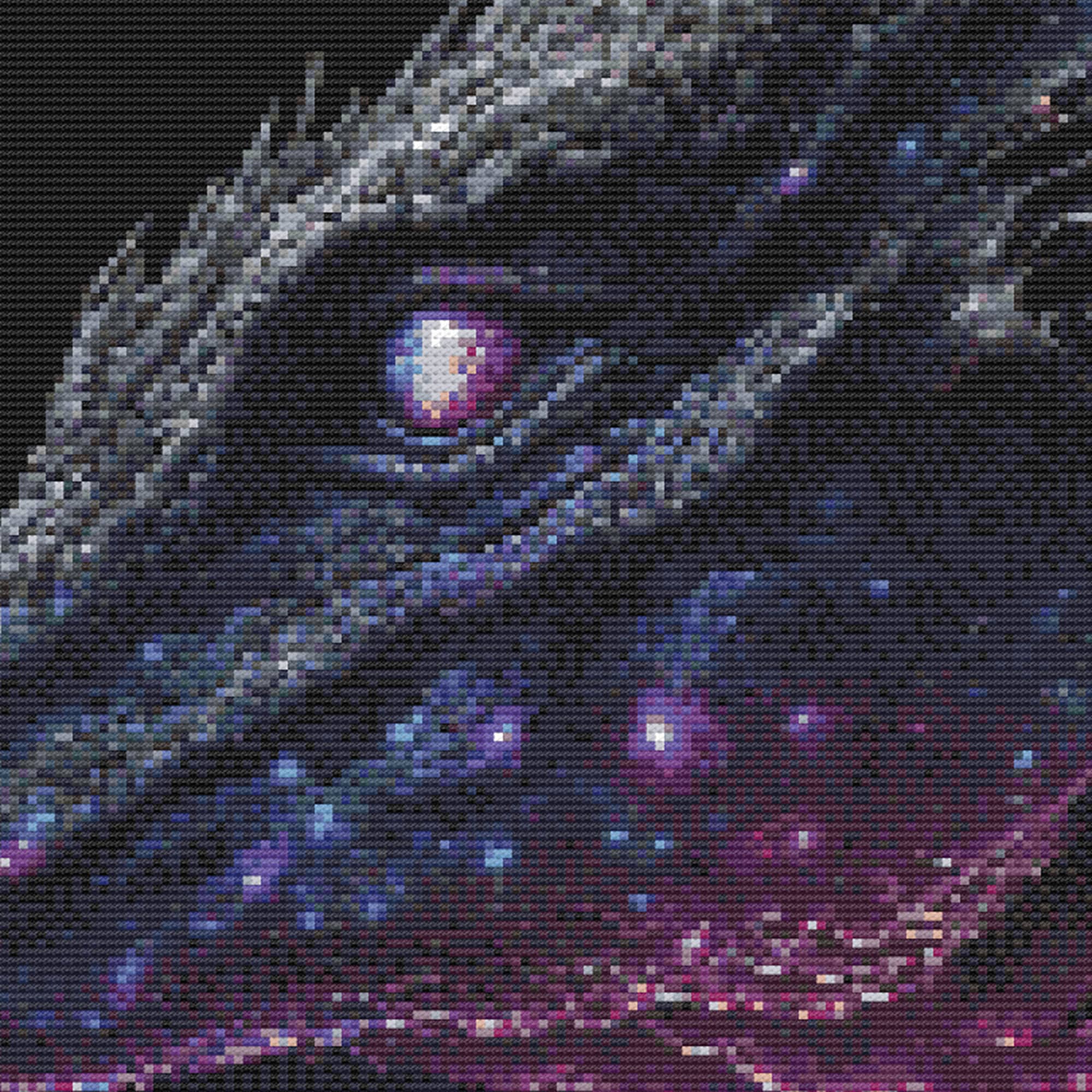 Galaxy Dragon Counted Cross Stitch Pattern Nebula Dragon Cross Galaxy Dragon Counted Cross Stitch Pattern Nebula Dragon Cross