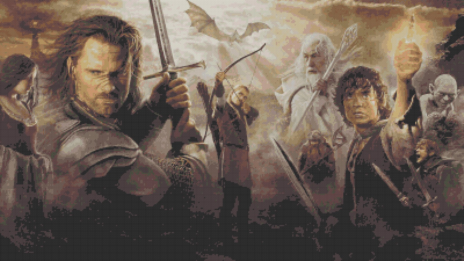 Lord of the Rings Inspired Counted Cross Stitch Pattern Etsy