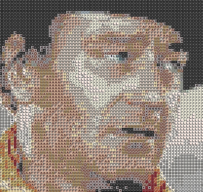 John Wayne Counted Cross Stitch Pattern Celebrity Pixel ...