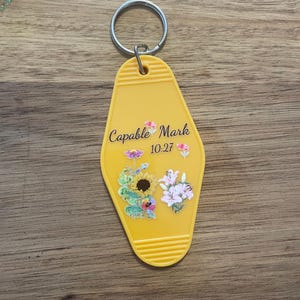 Motel Keychain | Retro Motel Keychain | Keychain | Inspirational Keychain | Best Friend Gift | Bible Verse Keychain | Gift Idea