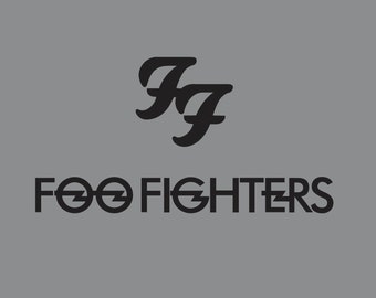 Foo Fighters Two Pack Vinyl Decal (Multiple Color & Size Options)