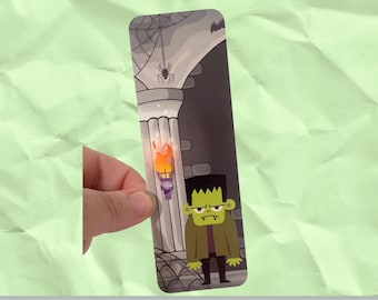 Frankenstein double sided sturdy bookmark glossy front and matte back