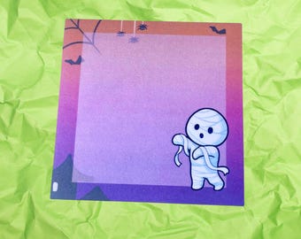 Mummy Halloween cute sticky note ombré Post-it® Notes