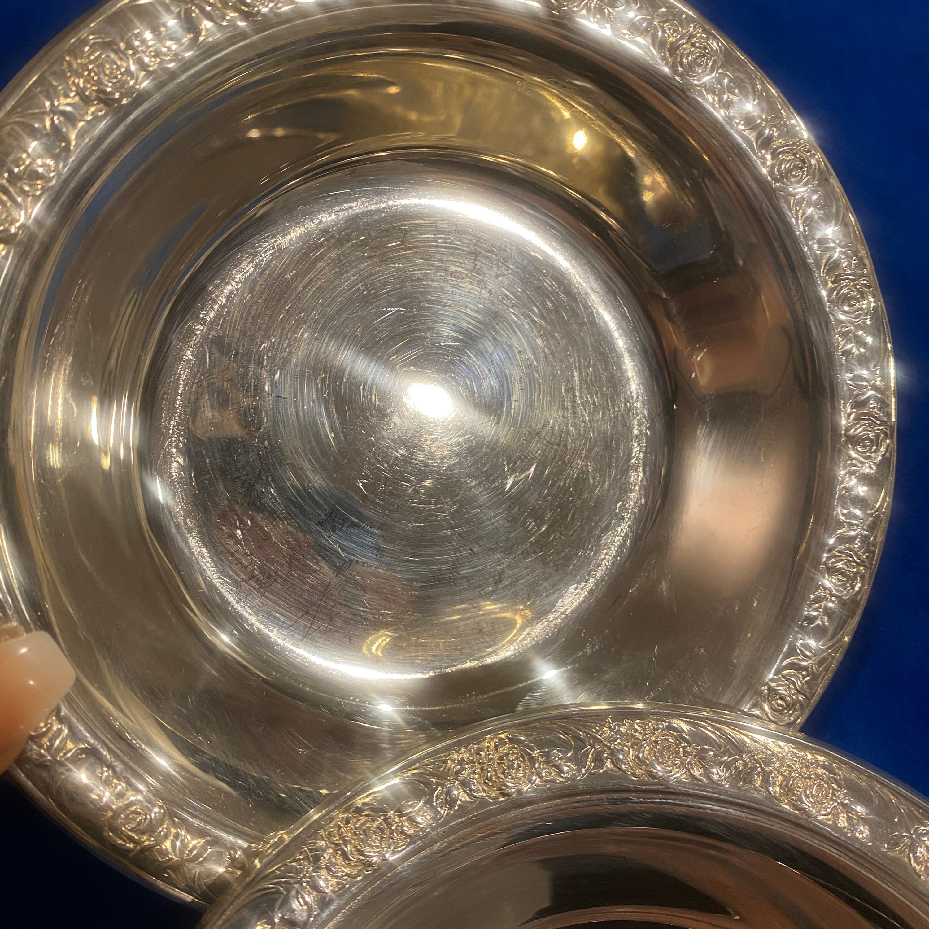 Vintage Reed & Barton Classic Rose Design set of 2 small Etsy