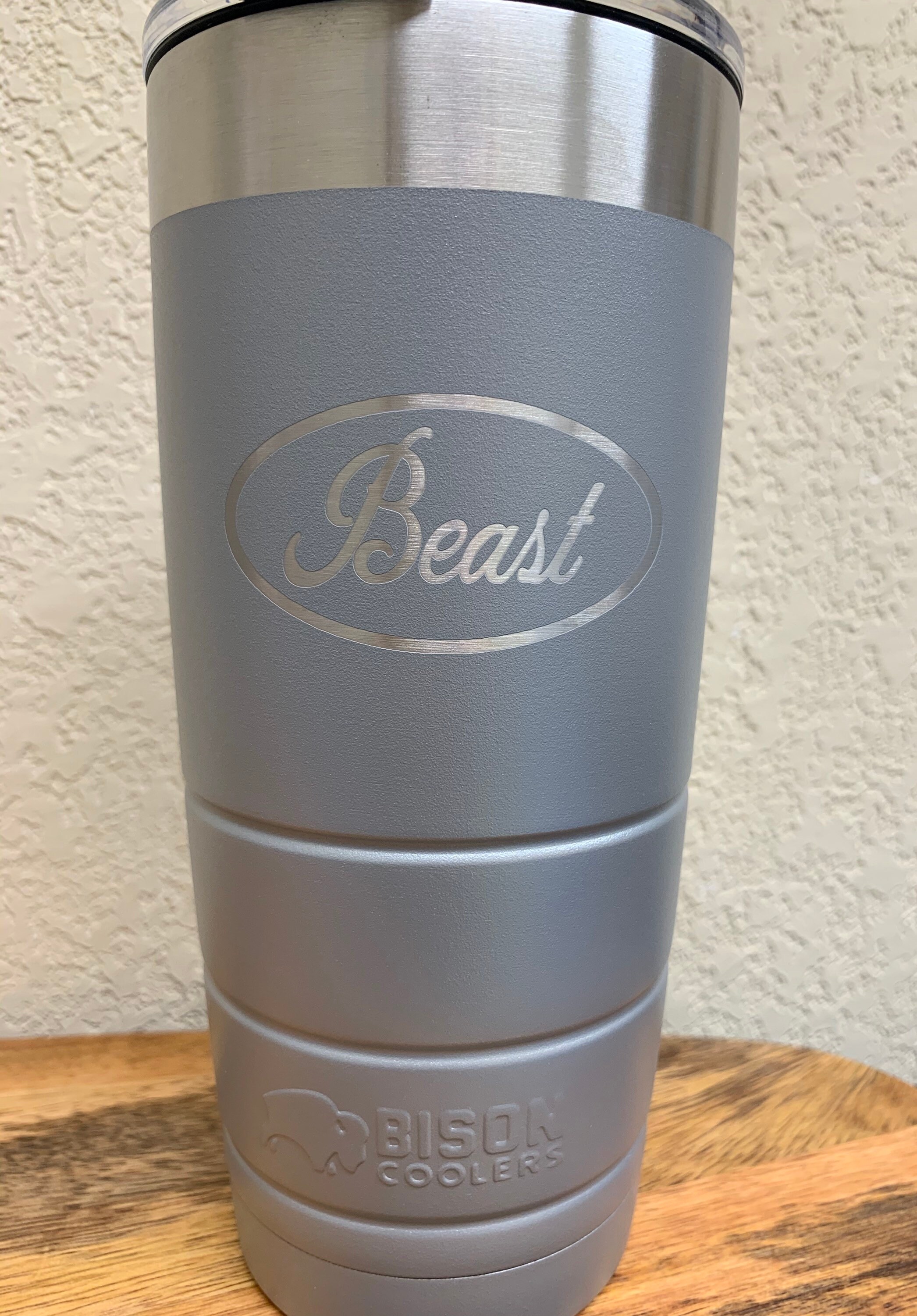 22 Oz Custom Engraved Bison Tumbler Etsy