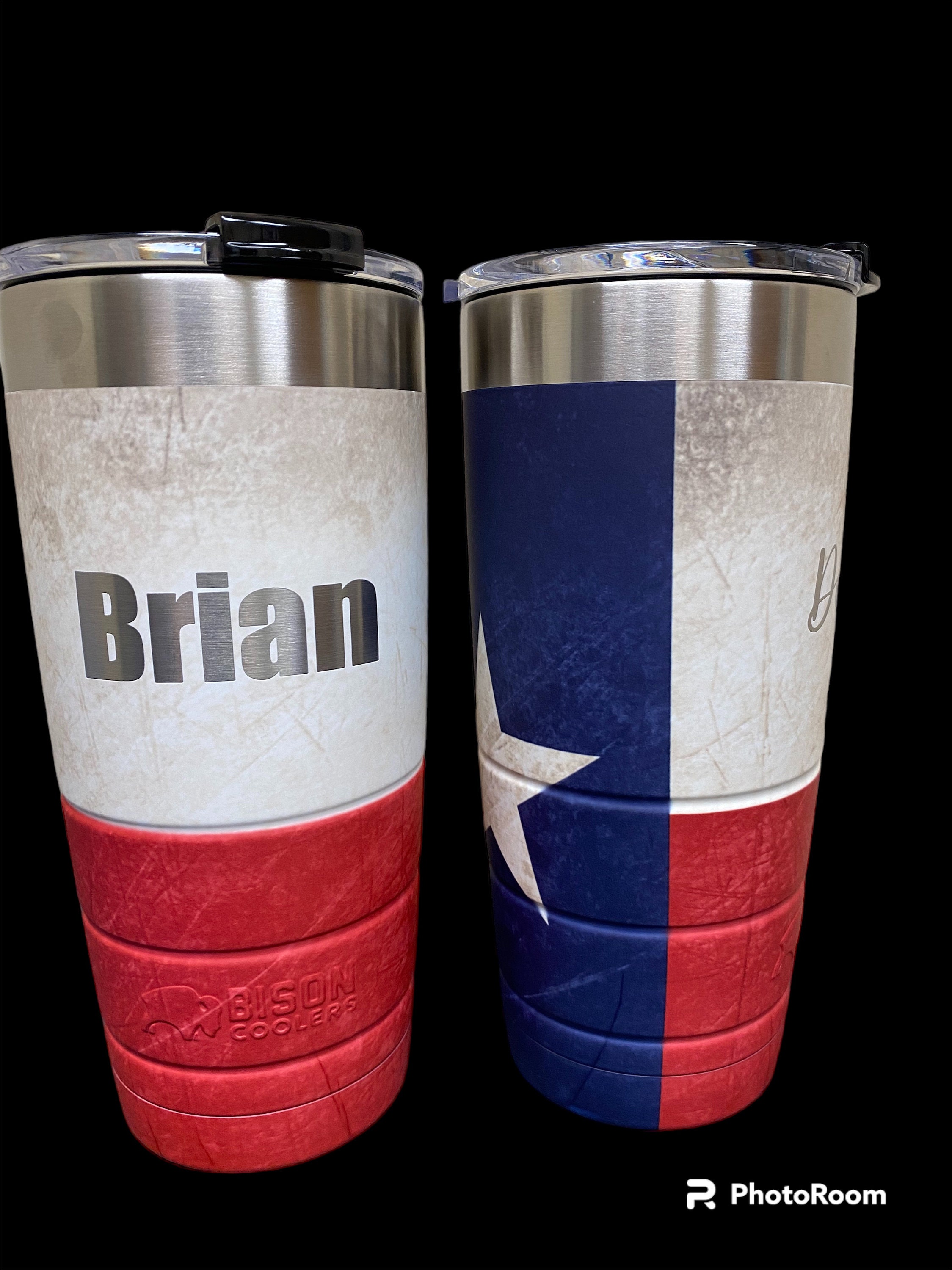 22 Oz Customized Bison Tumblers Etsy