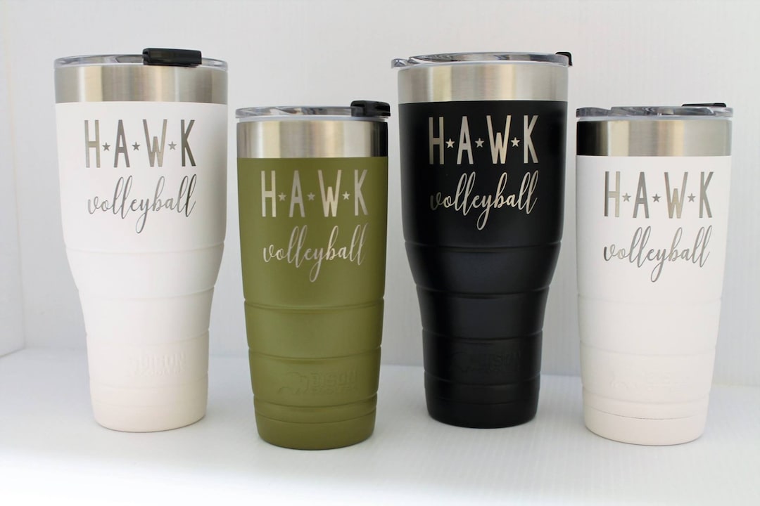 Custom Engraved Bison Tumblers Etsy