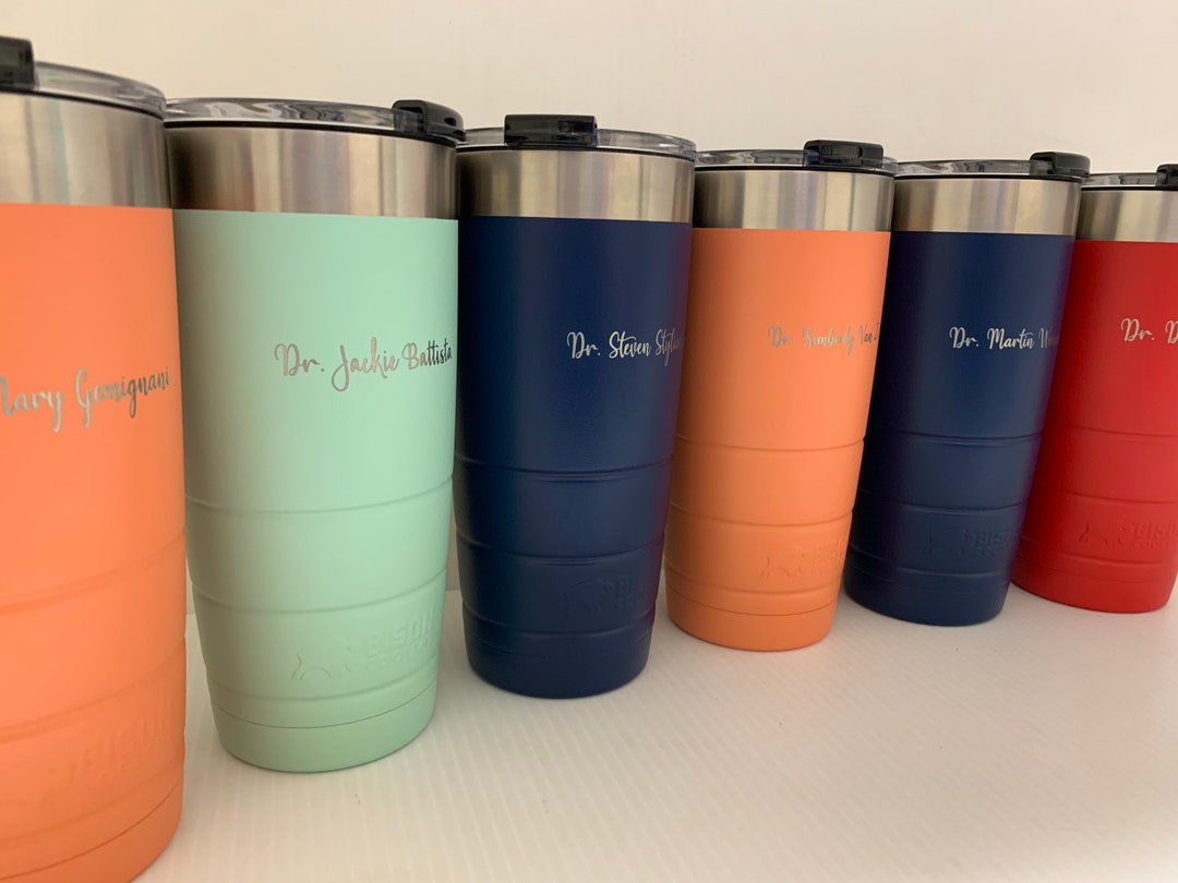 22 Oz Customized Bison Tumblers Etsy