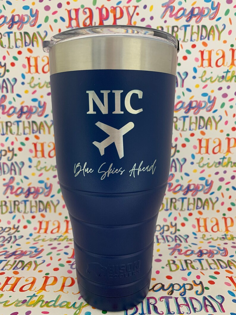 Custom Engraved Bison Tumblers Etsy