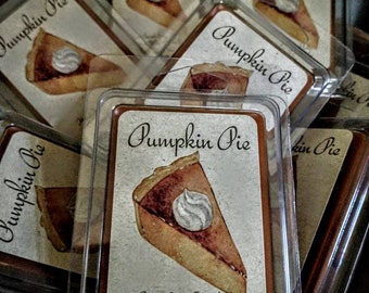 HIGHLY SCENTED PUMPKIN Pie Soy Wax Melts | Pumpkin Spice Wax Melts | Pumpkin Candle | Pumpkin Spice Fragrance | Fall Candles | Fall Melts
