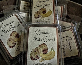 HIGHLY SCENTED BANANA Bread Wax Melts | Fall Wax Melts | Banana Bread Candle | Banana Bread Fragrance | Fall Candles | Fall Soy Melts | Best