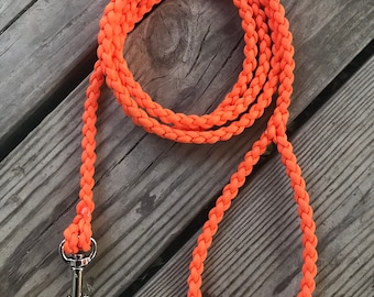 Neon oranje hondenriem