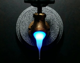 Faucet (Battery Operated) LED Night Light/ Steampunk/Industrial