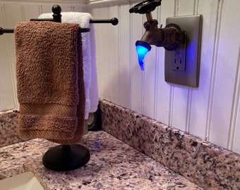 Novelty Faucet (New Wall Plug-in + LED  Nightlight