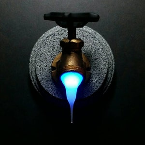Faucet LED Night Light/ Steampunk/Industrial