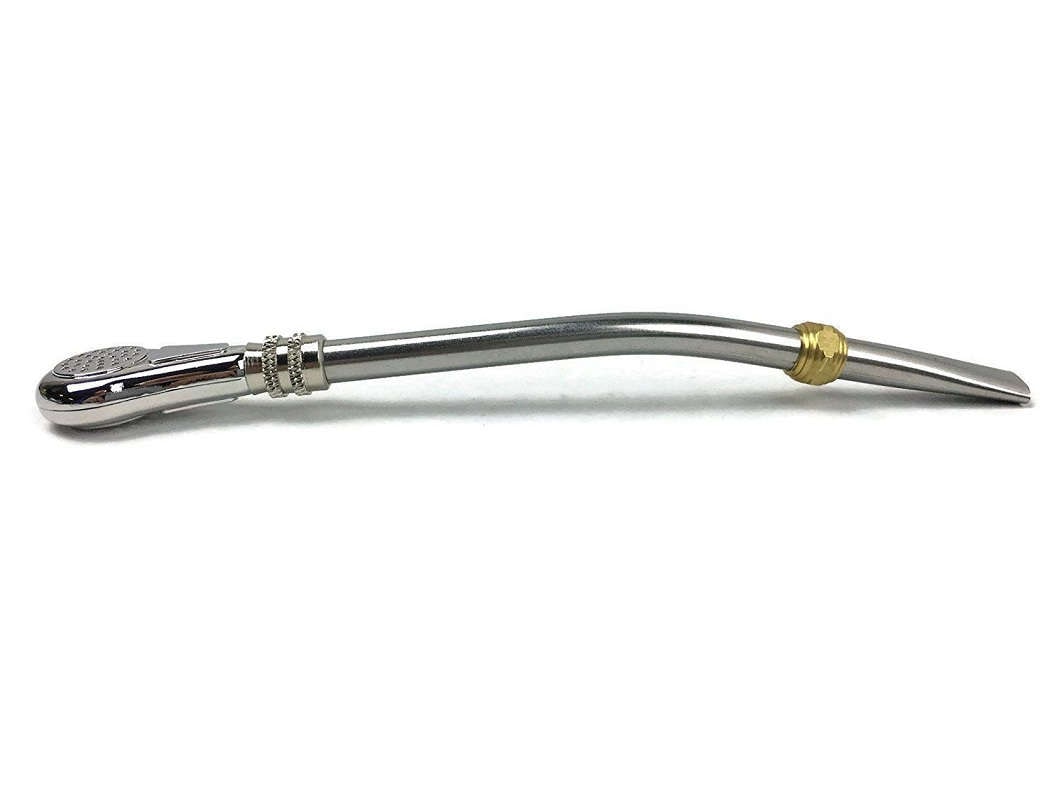 Yerba Mate Bombilla Filtered Straw Stainless Steel w/ Removable Filter