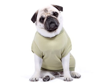 Kaki groene hondent-shirt - Honden- en puppy-T-shirts - Hondenshirts - Hondenkleding - Uitstekend hondencadeau beschikbaar XS tot 4XL