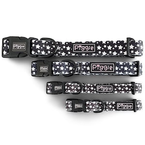 Woof Upon a Star DOG COLLAR - Neoprene Padded Dog Collar - Dog Accessories - Puppy Collar - Quality Dog Accessories