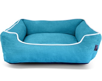 TEAL Corduroy LUXURY Dog Bed, Machine Washable, Pet Bed, Dog Gift, Premium Dog Bed, Small to Medium Sized Dogs, Puppy Bed, Dog Mattress