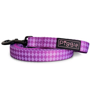 Diamonds are a Dawgs Best Fren - Purple Diamond Dog LEAD - Dog Leash - Dog Accessories - Puppy Leash