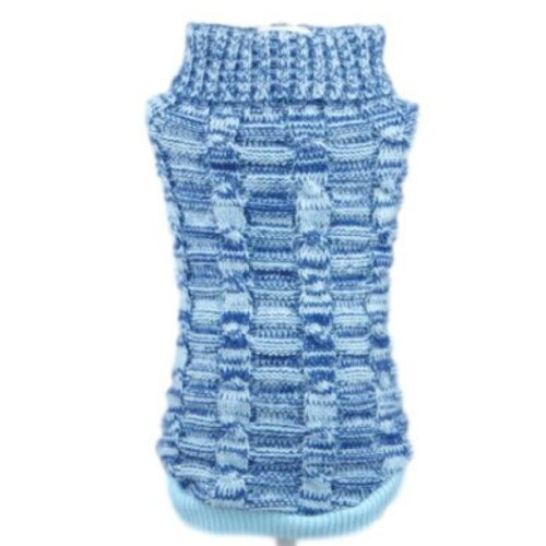 Blue Waffle Knit Dog Sweater Blue Dog Jumper XS to XXL Etsy