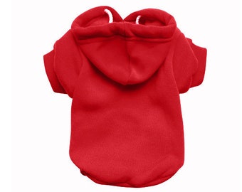 Red Dog Hoodie - Red Dog Sweater - Red Dog Jumper - Dog/Puppy Clothing