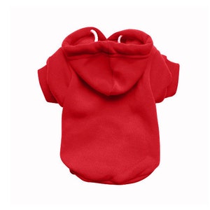 Red Dog Hoodie - Red Dog Sweater - Red Dog Jumper - Dog/Puppy Clothing