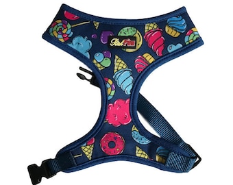 Hundegeschirr - Sweet Treats Hundegeschirr - Weste Hunde- und Welpengeschirr - XS bis XL - RichPaw